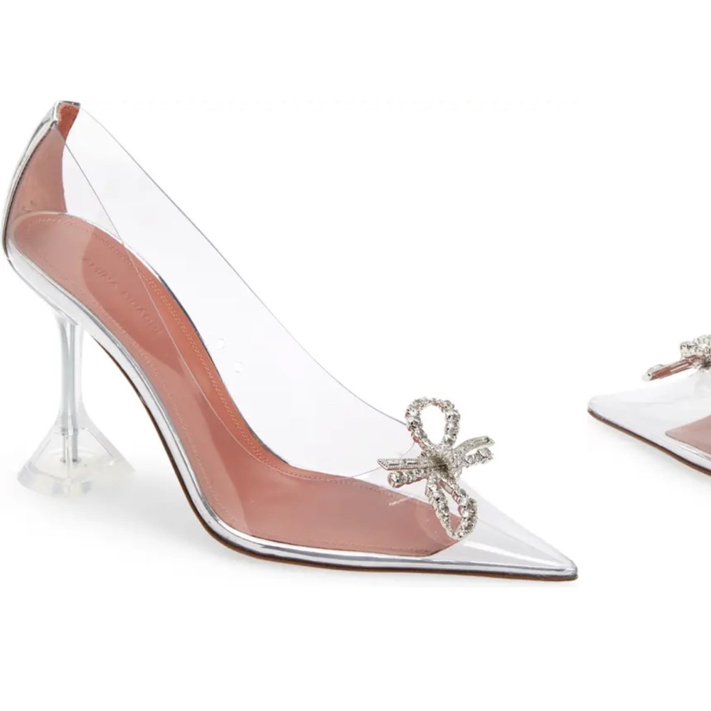 Brand new, worn once, Amina Muaddi size 39